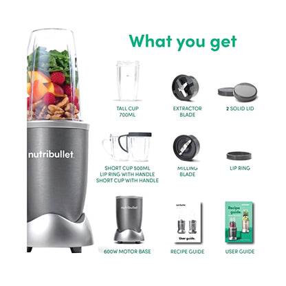 Nutribullet Blender 12Pc Gray NBR-1212M 700ml