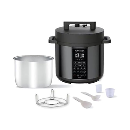 Nutricook Smart Electric Pressure Cooker 6000ml Black