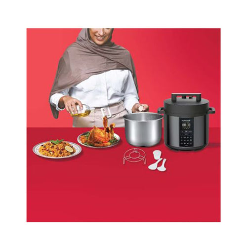 Nutricook 9-In-1 Smart Pressure Cooker 8000ml Black