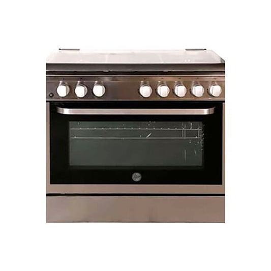 Hoover 5-Burner Gas Cooker 100L Silver FGC9060-3DE