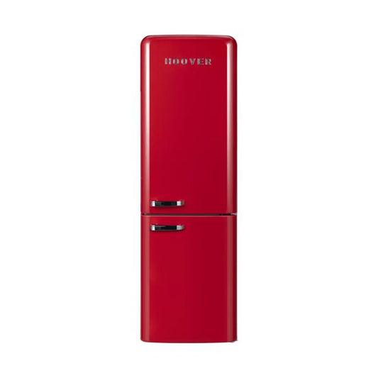 Hoover Bottom Mount Retro Style Refrigerator 300L Red HBR-M300-RR