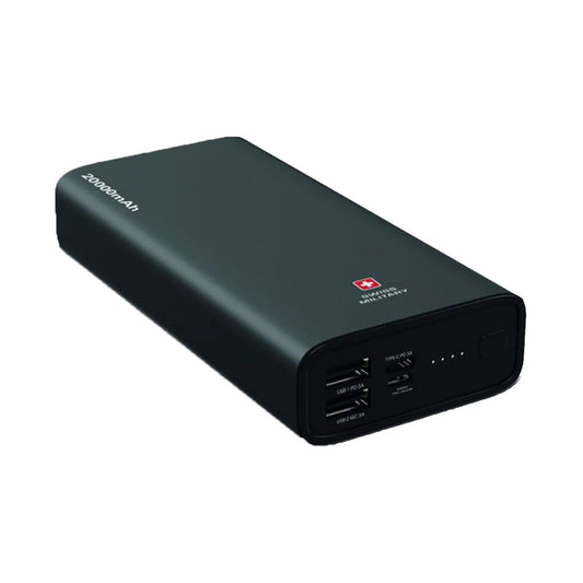 Swiss Military 20000mAh Power Bank Black