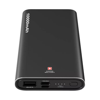 Swiss Military 10000mAh Power Bank Black