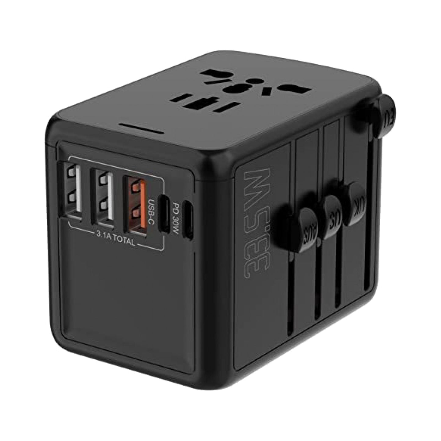 Swiss Military Power Station QC Travel Charger Black