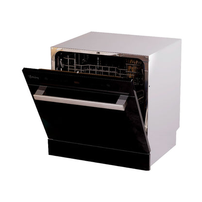 Terim 8 Place Settings Counter Top Dishwasher Black TERDW0804GB