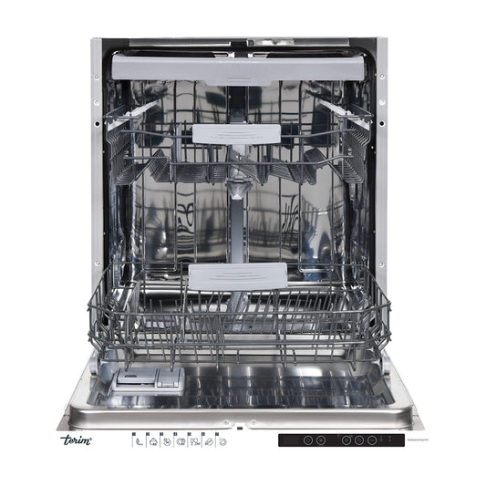 Terim Built In 15 Place Settings Fully Integrated Dishwasher White TERBIDW1507FI