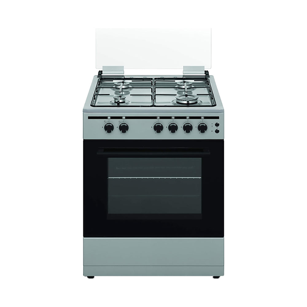 Akai  4 Burner Gas Cooker Silver CRMA-606SC