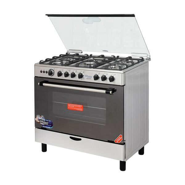 Super General 5 Burner Gas Cooker Stainless Steel SGC901FS