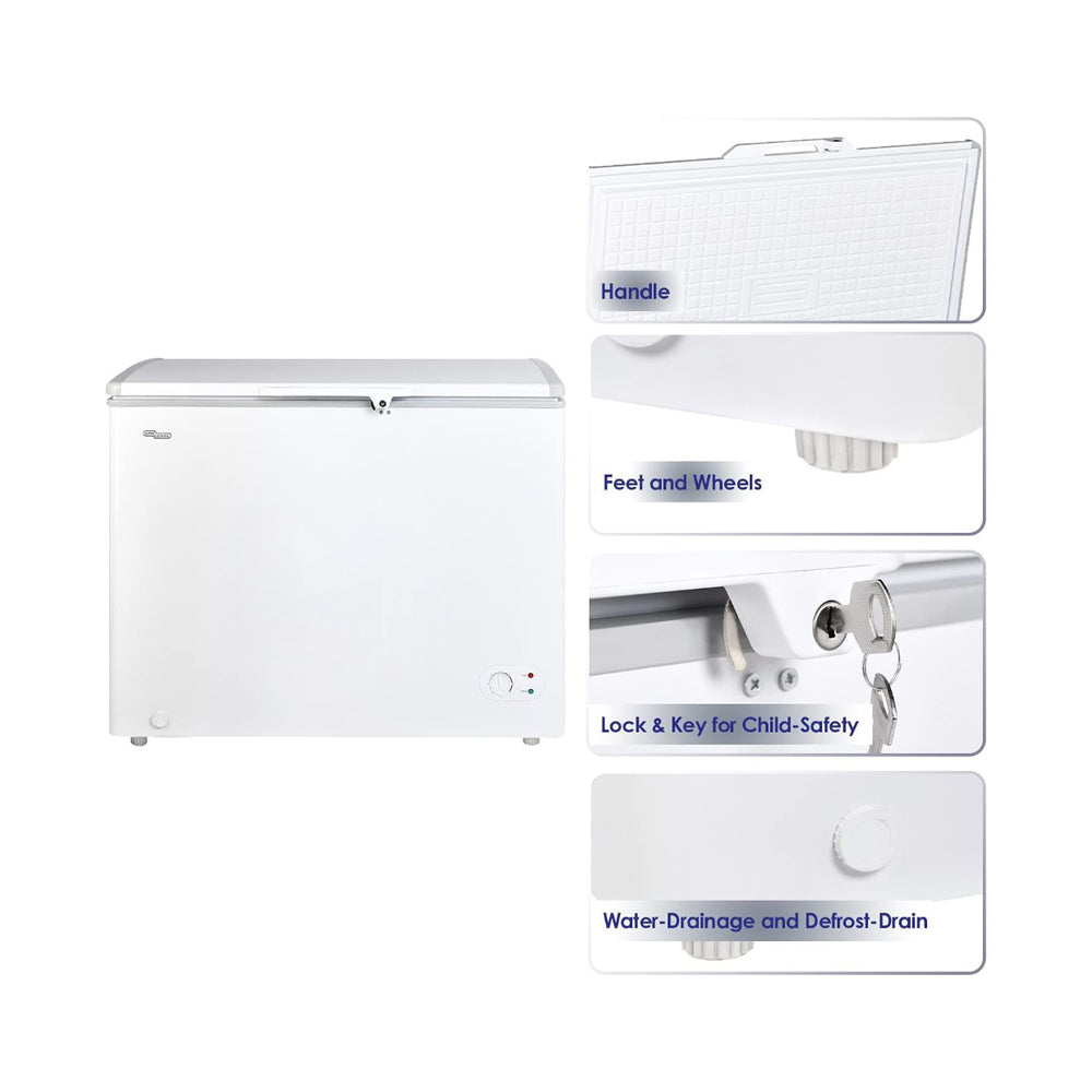 Super General Chest Freezer 240 L White SGF244H