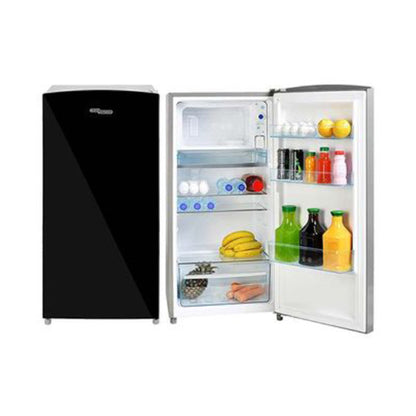 Super General Single Door Refrigerator 170L Black SGR186