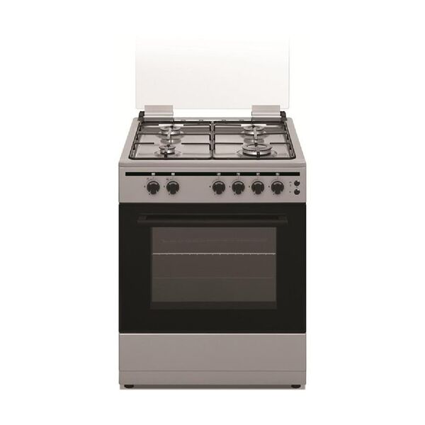 Akai 4 Burner Gas Cooker Silver CRMA-66SC