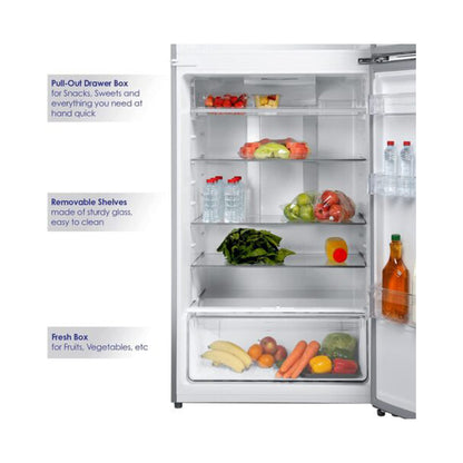 Super General Double Door Refrigerator 479L Silver SGR615I