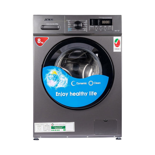 Akai Front loader Inverter Washing Machine 8Kg Black WMMA-SFL84VBS