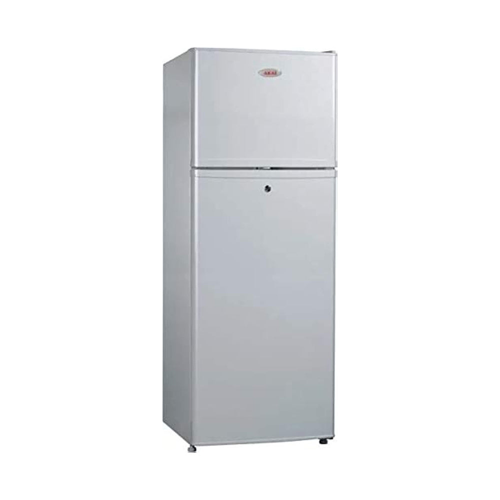 Akai Double Door Refrigerator 175L Silver RFMA-178HS6