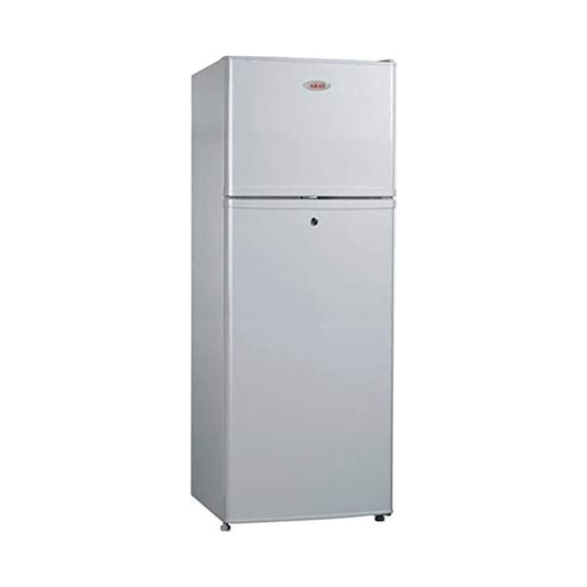 Akai Double Door Refrigerator 175L Silver RFMA-178HS6