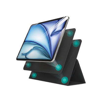 Smartix SMCVIP11ABK Magnetic VersaGrip Case for iPad Air 11-inch M2 Black