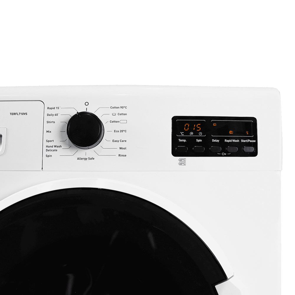 Terim Front Load Washing Machine 7Kg White TERFL710VS