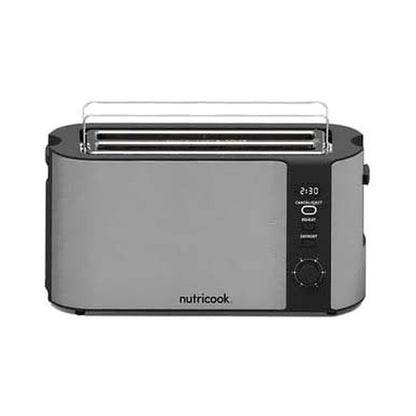 Nutricook 4 Slices Digital Display Toaster 1500W Silver