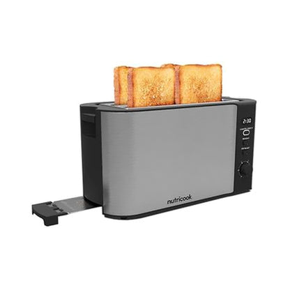 Nutricook 4 Slices Digital Display Toaster 1500W Silver