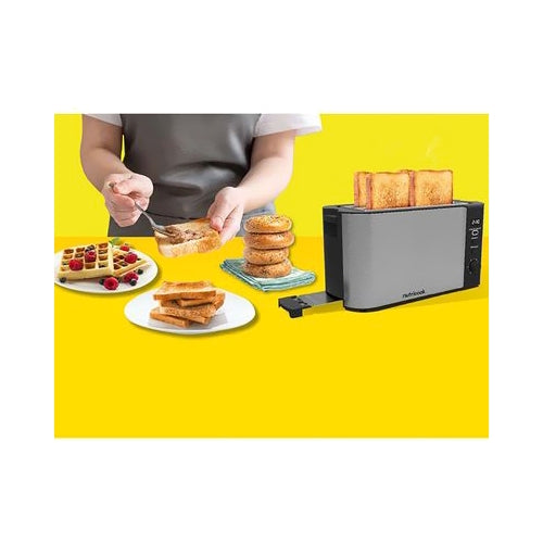 Nutricook 4 Slices Digital Display Toaster 1500W Silver