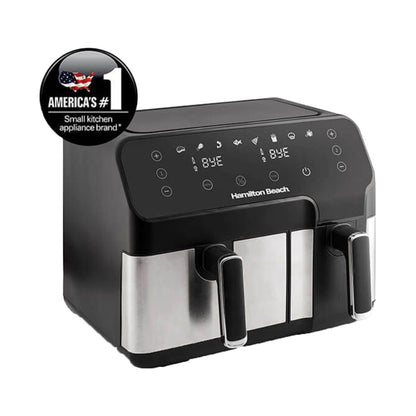 Hamilton Beach DUAL SIZE DIGITAL AIR FRYER Black