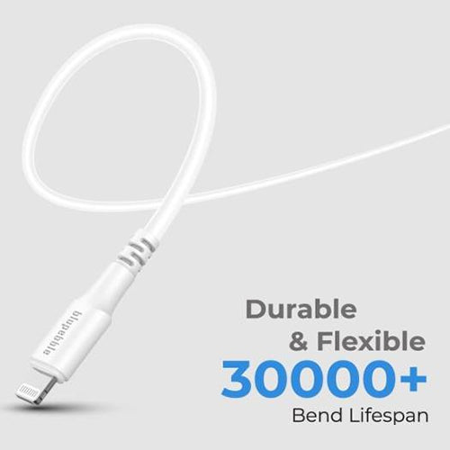 Blupebble Powerflow USB-C To Lightning Cable 120cm White