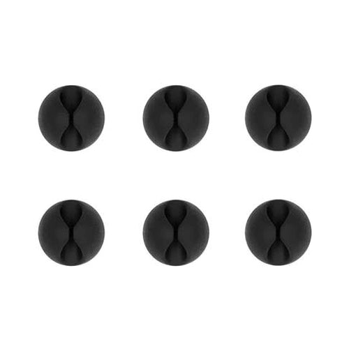 Blupebble Anchor One Desk Tidy Organizer Cable Clip Set Black