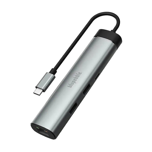 Blupebble 6-In-1 C6 Hub Multimedia Hub Grey