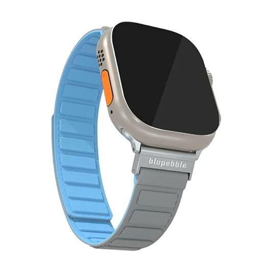 Blupebble Reversible Magnetic Apple Watch Strap Grey