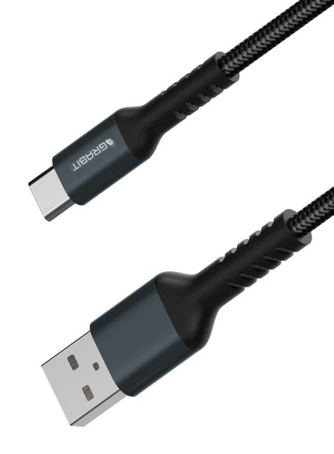 GRABIT GCBL-20 USB-A to Type-C 1.2m  BLK