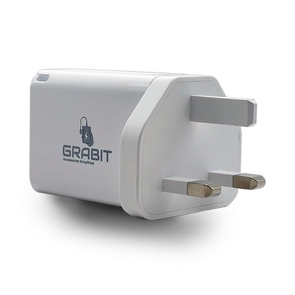 GRABIT GTC-200C PD 45W Dual USB port WHT