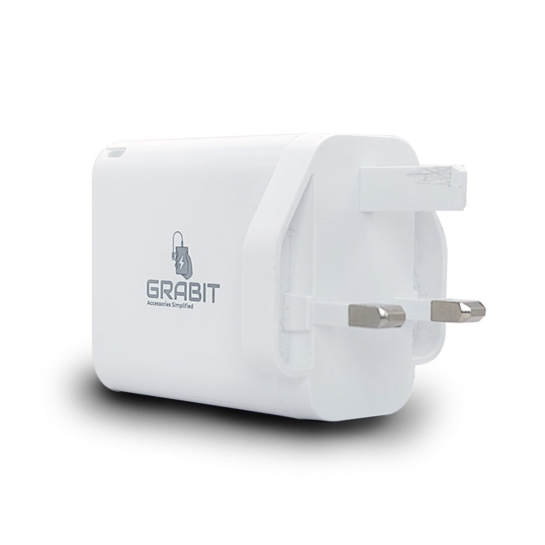 Gragit GRABIT GTC-300 PD 65W WALL ADAPTER WHT - Ecity Electronics
