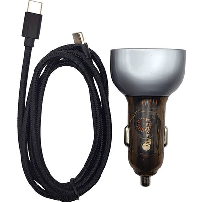 GRABIT GCC-200 68W Car Charger BLK