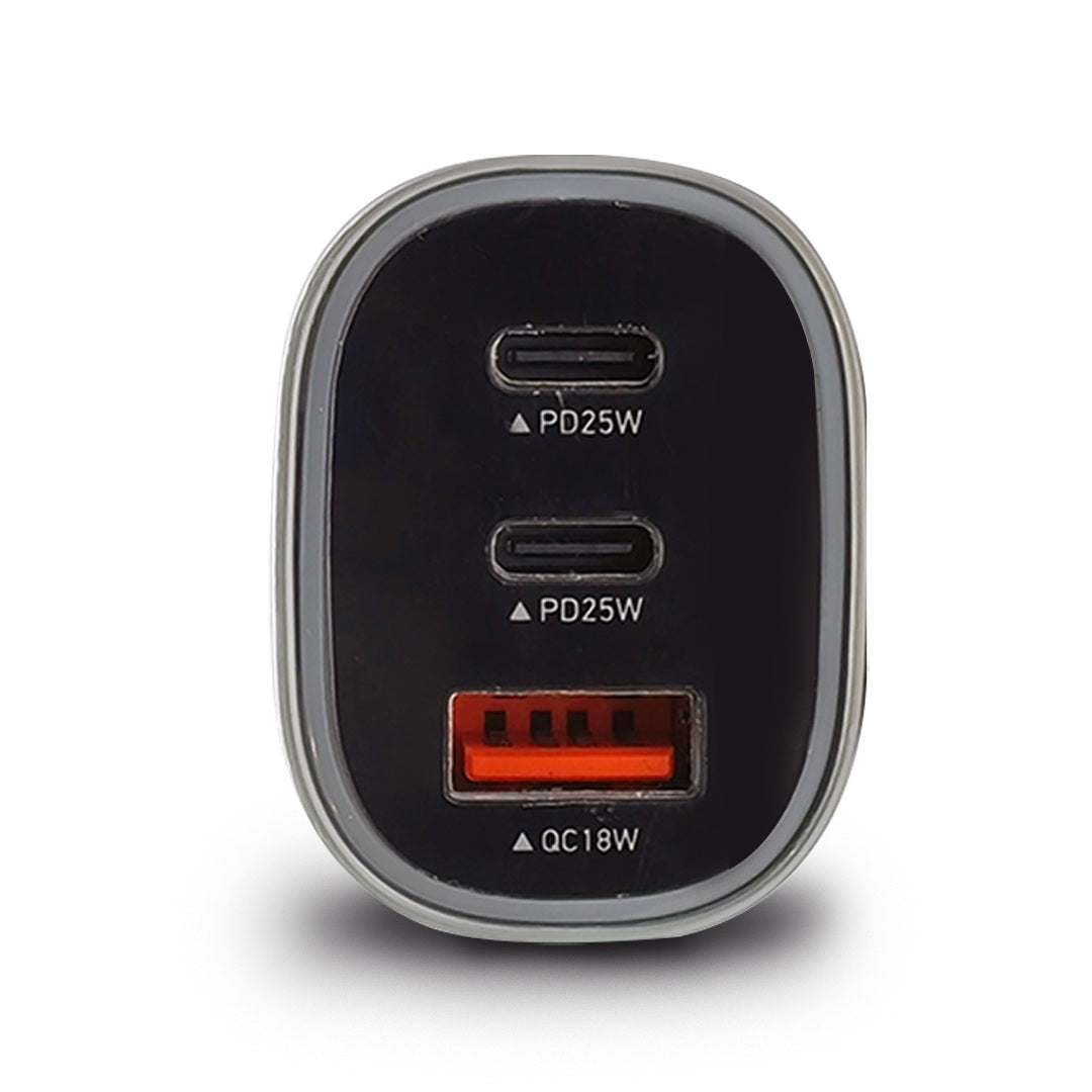 GRABIT GCC-200 68W Car Charger BLK