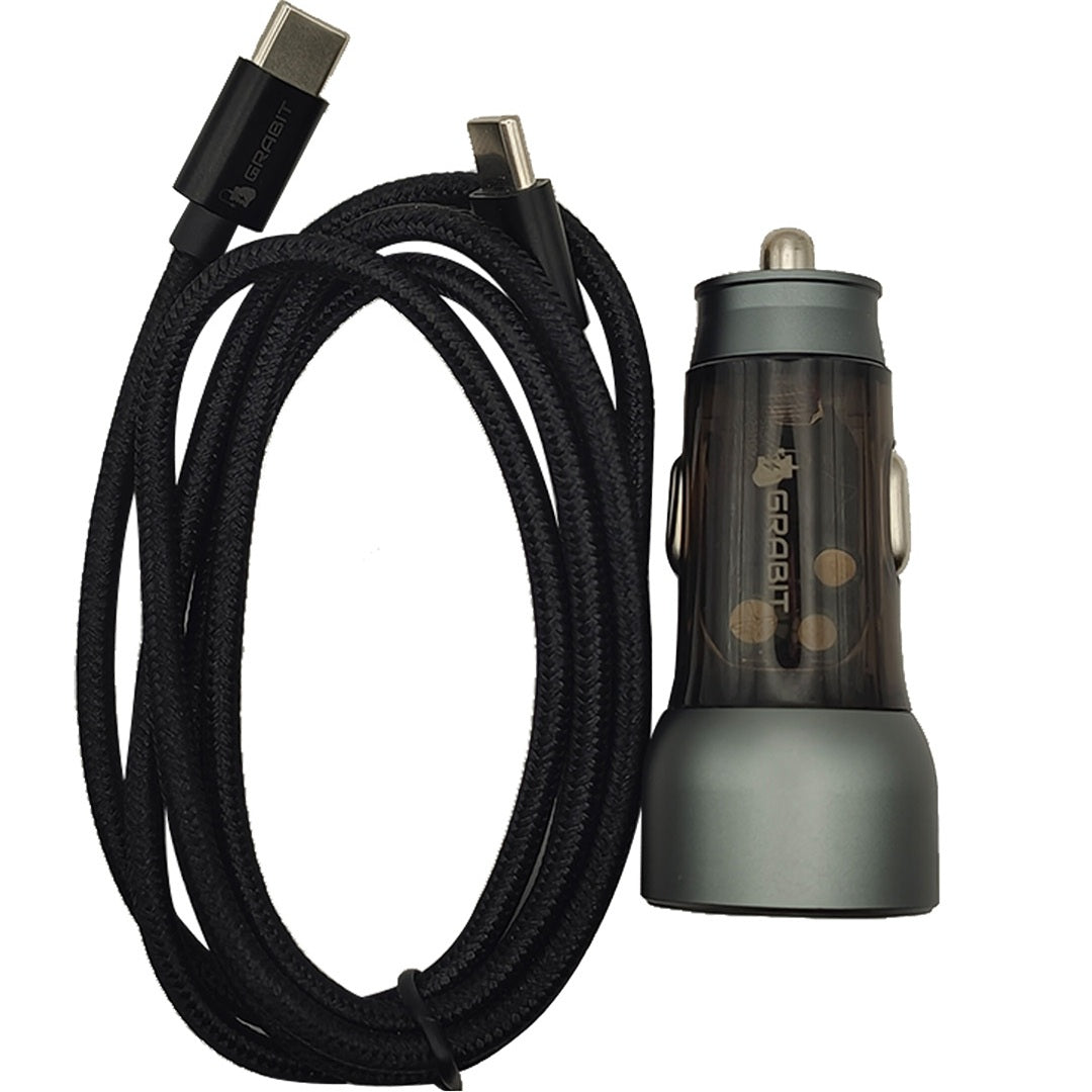 GRABIT GCC-100 52.5 W Car Charger BLK