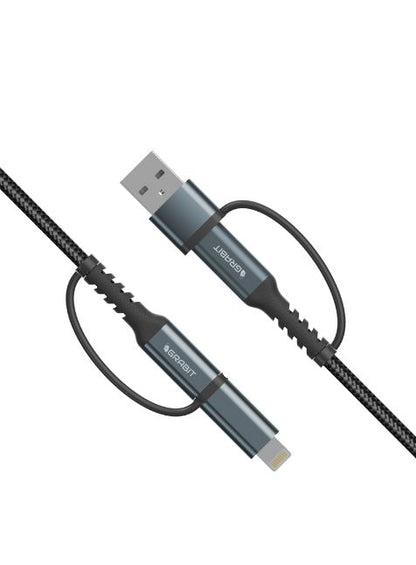 GRABIT GCBL-50 4 N 1 NY Cable USB-C 60W BL
