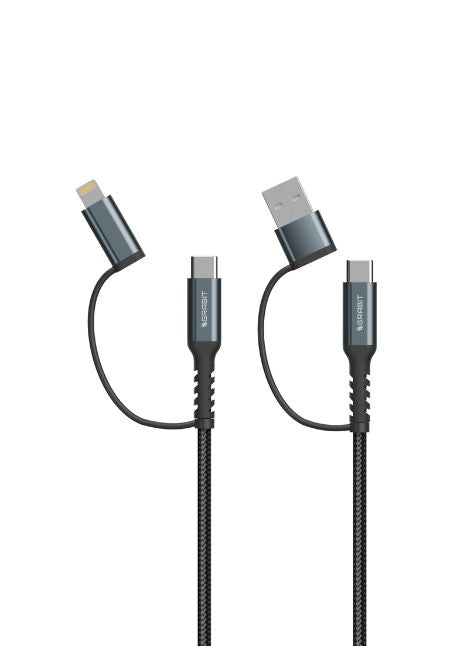 GRABIT GCBL-50 4 N 1 NY Cable USB-C 60W BL
