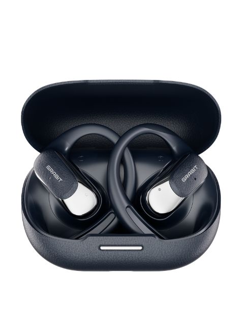 Grabit G-Pulse Ai open ear wireless earbuds BLACK