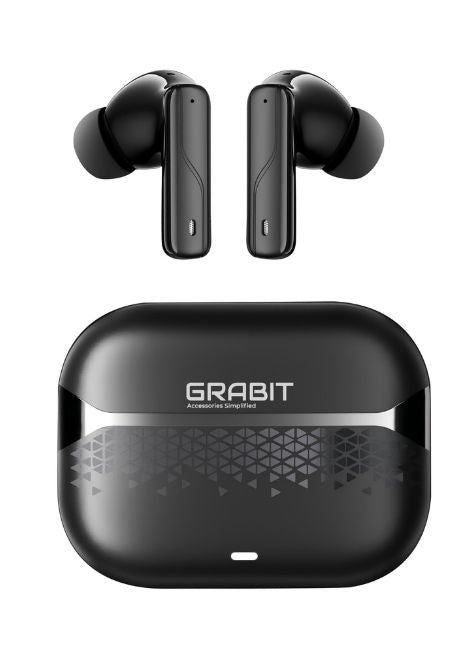 GRABIT G-SONIC TRUE WIRELESS EARBUDS BLACK