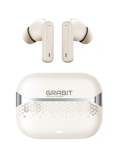 GRABIT G-SONIC TRUE WIRELESS EARBUDS BEIGE
