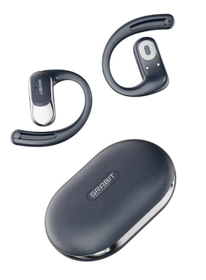 GRABIT G-AERO OPEN EAR WIRELESS EARBUDS BLACK