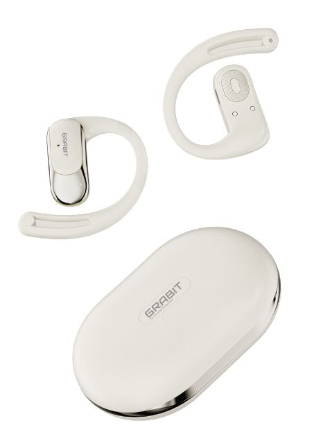 Grabit G-Aero open Ear Wireless earbuds  BEIGE
