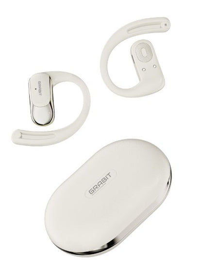 Grabit G-Aero open Ear Wireless earbuds  BEIGE