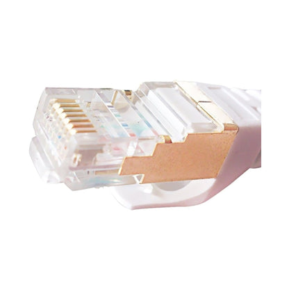 Trands CAT7 Flat Networking Cable 1m White