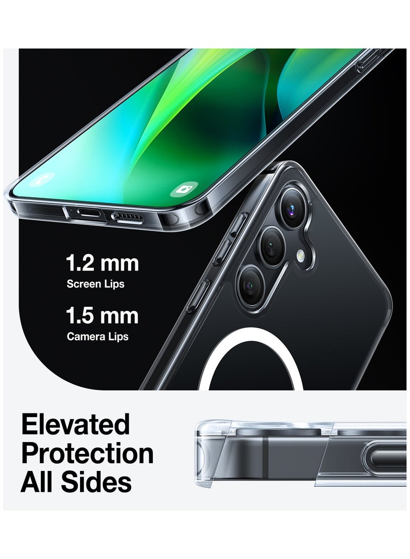 TORRAS Diamond Magnetic Case for Samsung Galaxy S24 - Clear