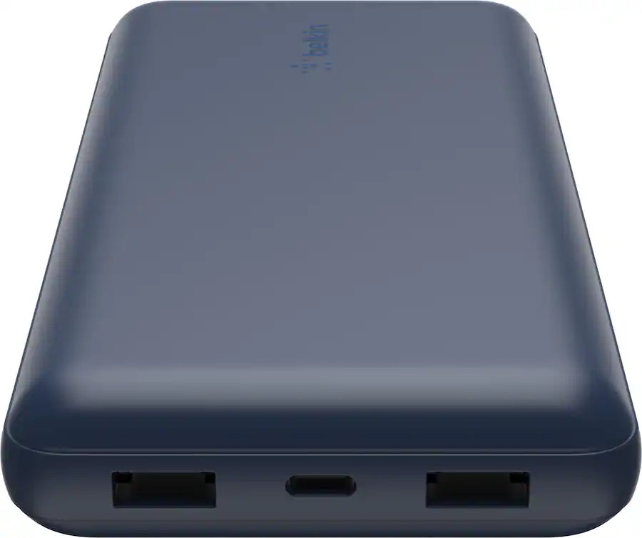 Belkin 20000mAh Power Bank 3-Port Portable Charger 15W – Blue