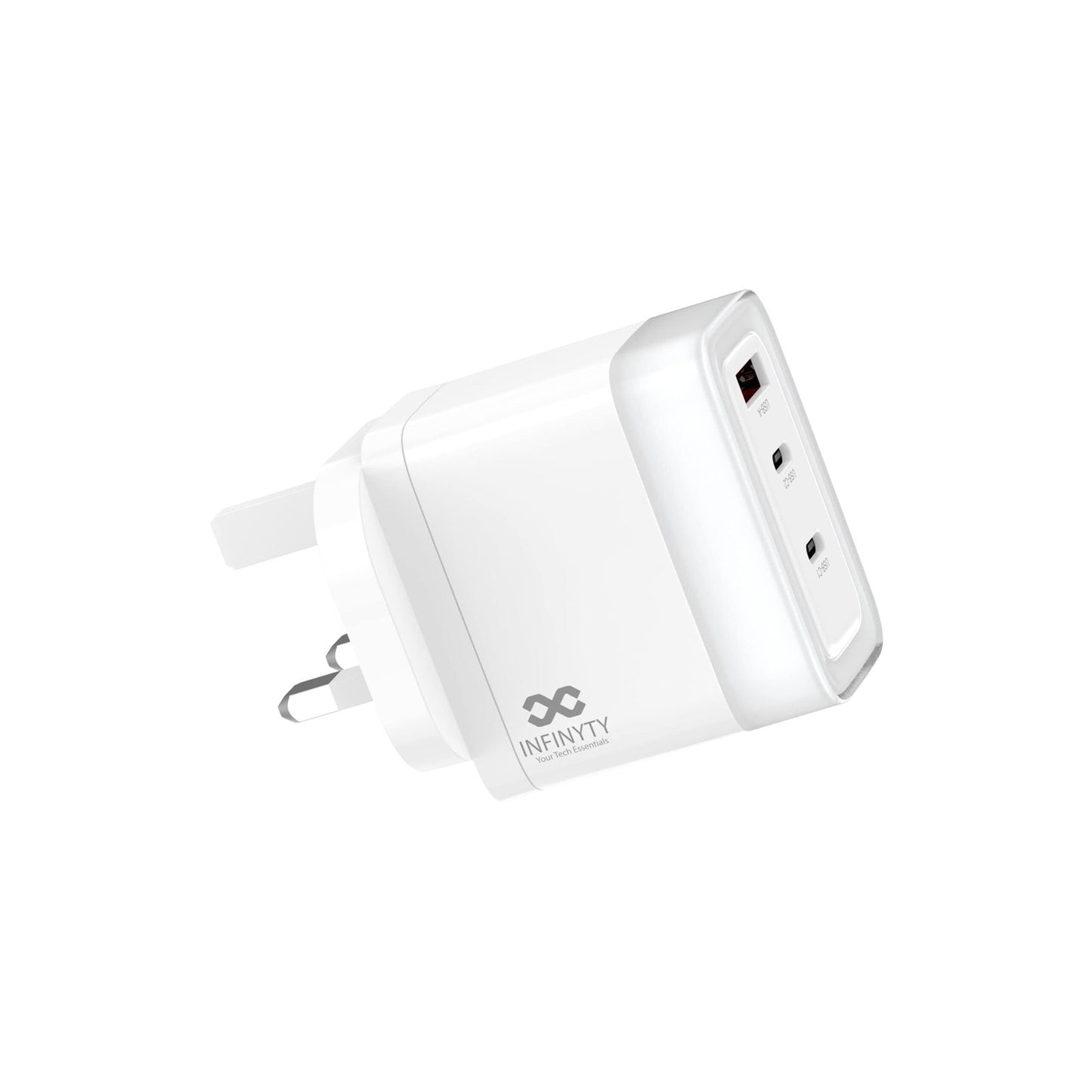 Infinyty VoltX65 Wall Charger 65W, White