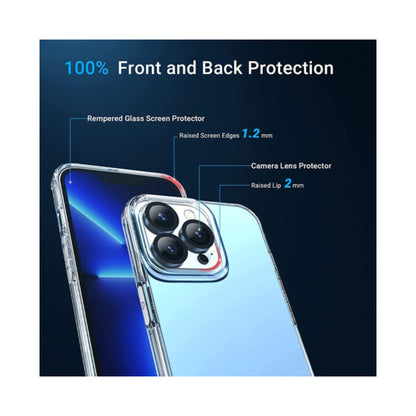 Trands 3-In-One Protection Package for Apple iPhone 14 Pro Max Clear