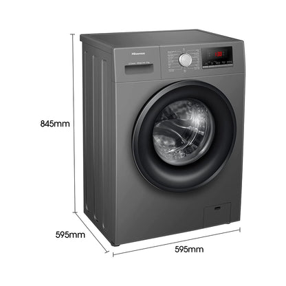 Hisense Front Loading Washing Machine 8Kg Silver WFPV8012EMT