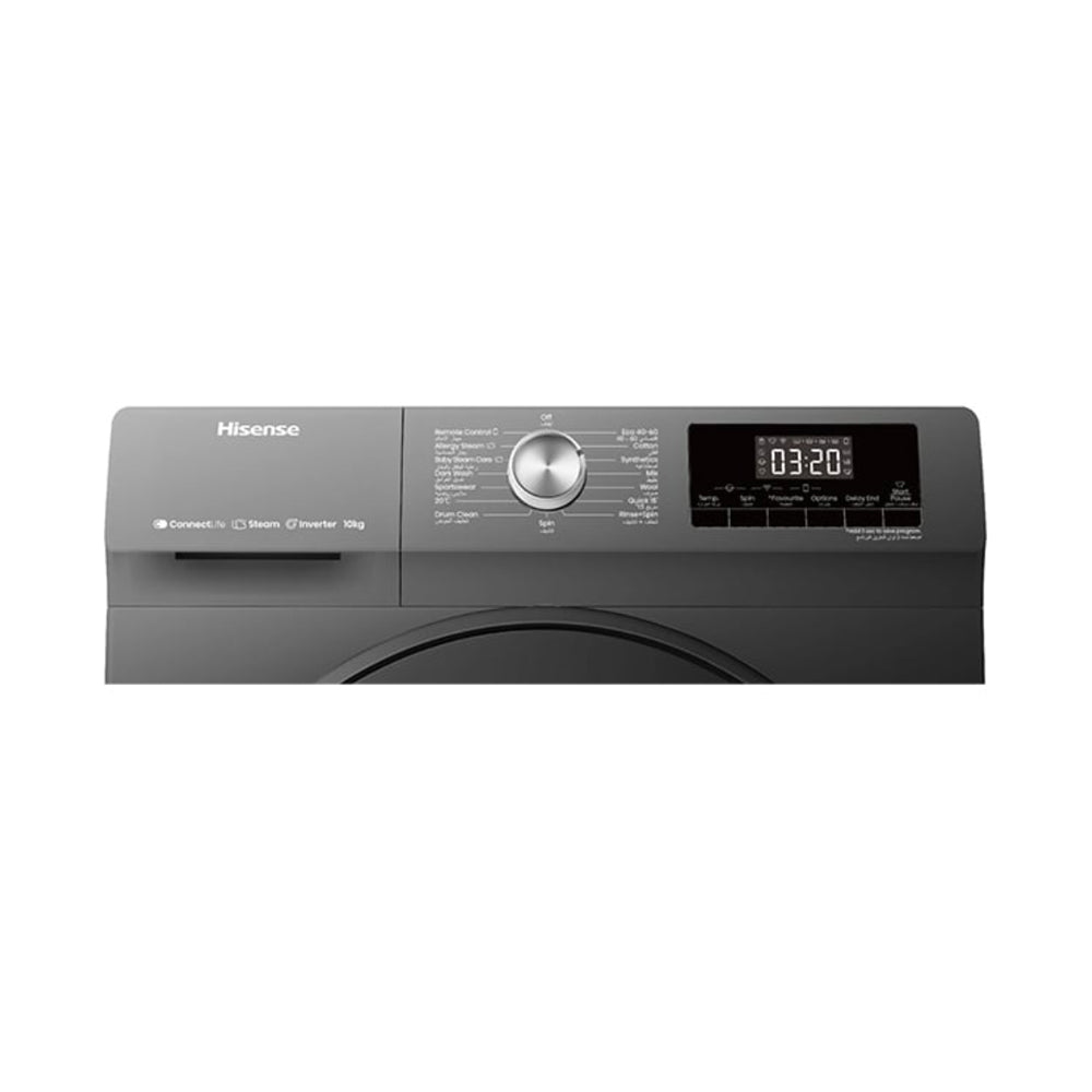 Hisense Front Load Washer Dryer 10kg Titanium Grey WFQA1014EVJMWT